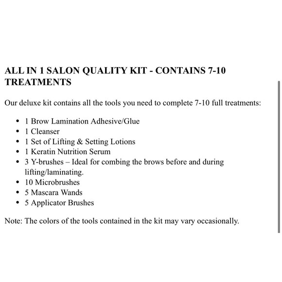 Brow Lamination Kit by CICI | Professional Eyebrow Lamination Kit with Keratin C - Picture 10 of 10